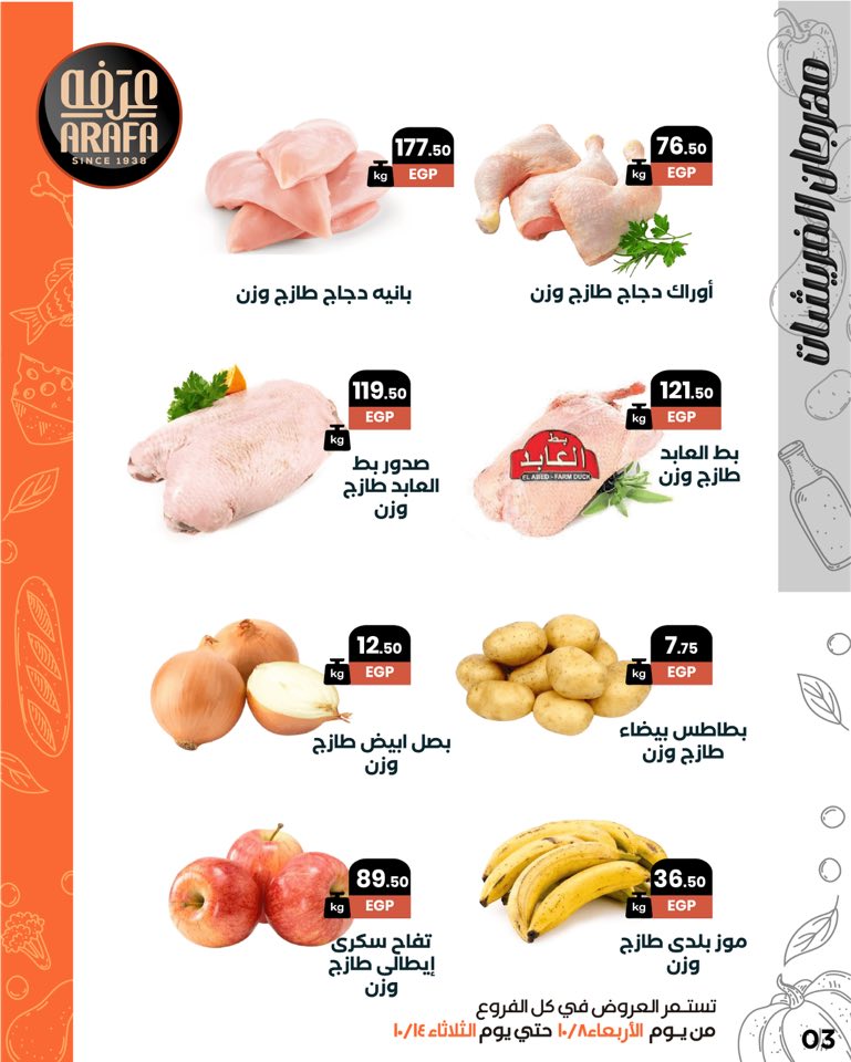arafa-market offers from 7oct to 1oct 2025 عروض عرفة ماركت من 7 أكتوبر حتى 1 أكتوبر 2025 صفحة رقم 4